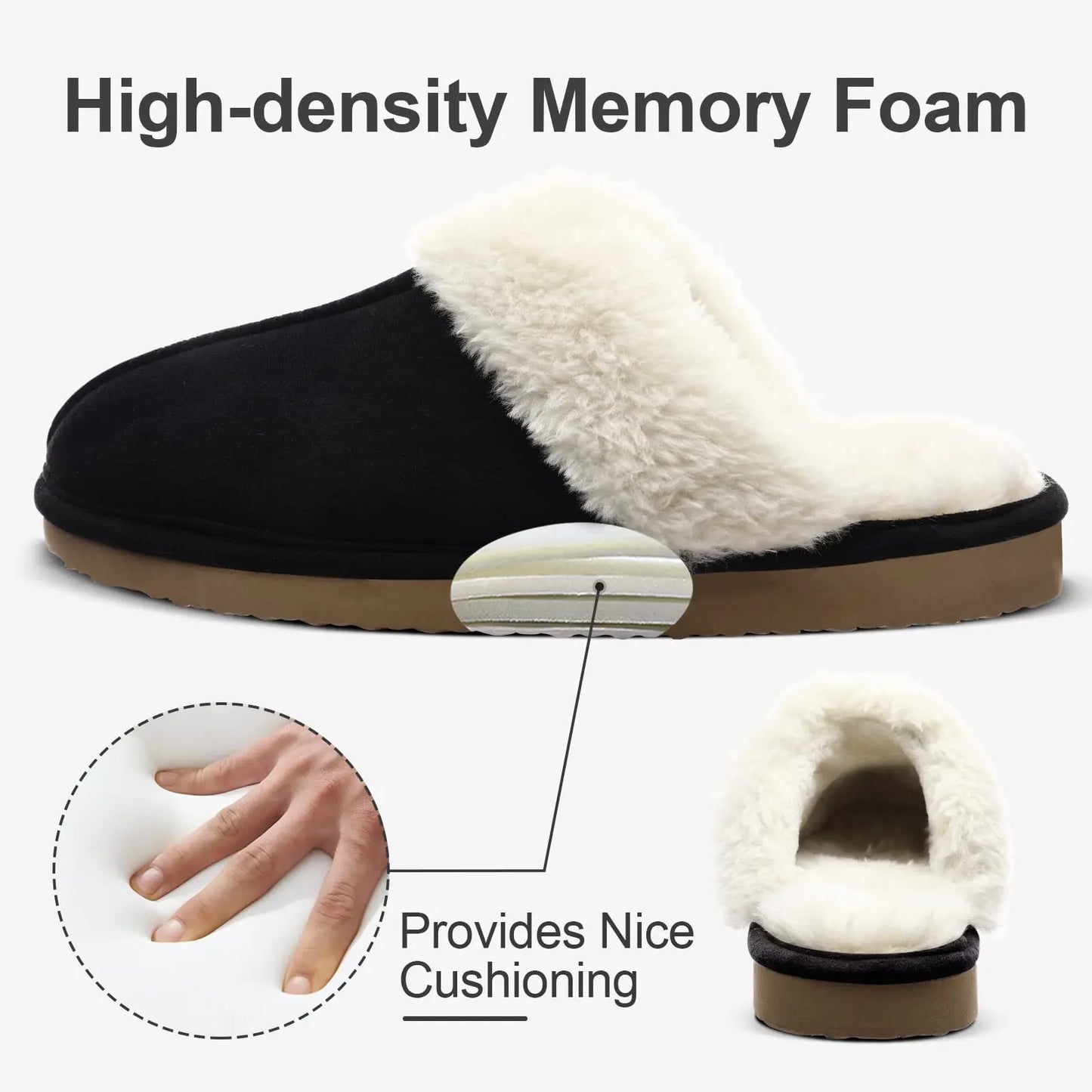 New Winter Fuzzy Women Slippers Indoor Soft House Shoes Fashion Brand Fluffy Suede Women Shoes Outdoor Antiskid Flat Slippers