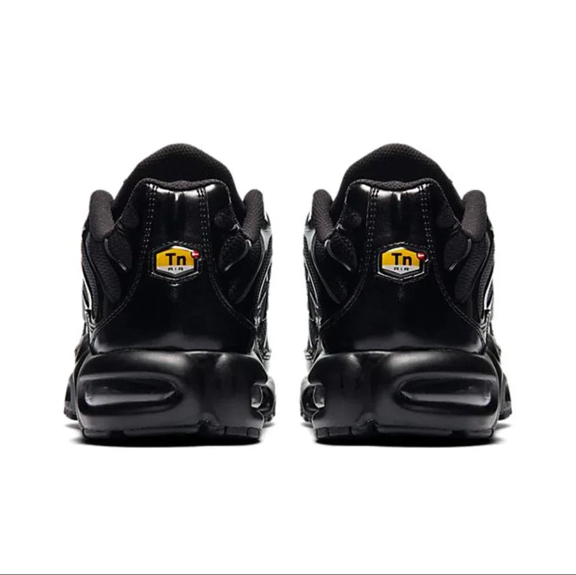 Nike Air Max Plus TN Triple Black Low Top Running Shoes for Men and Women Unisex Streetsharks