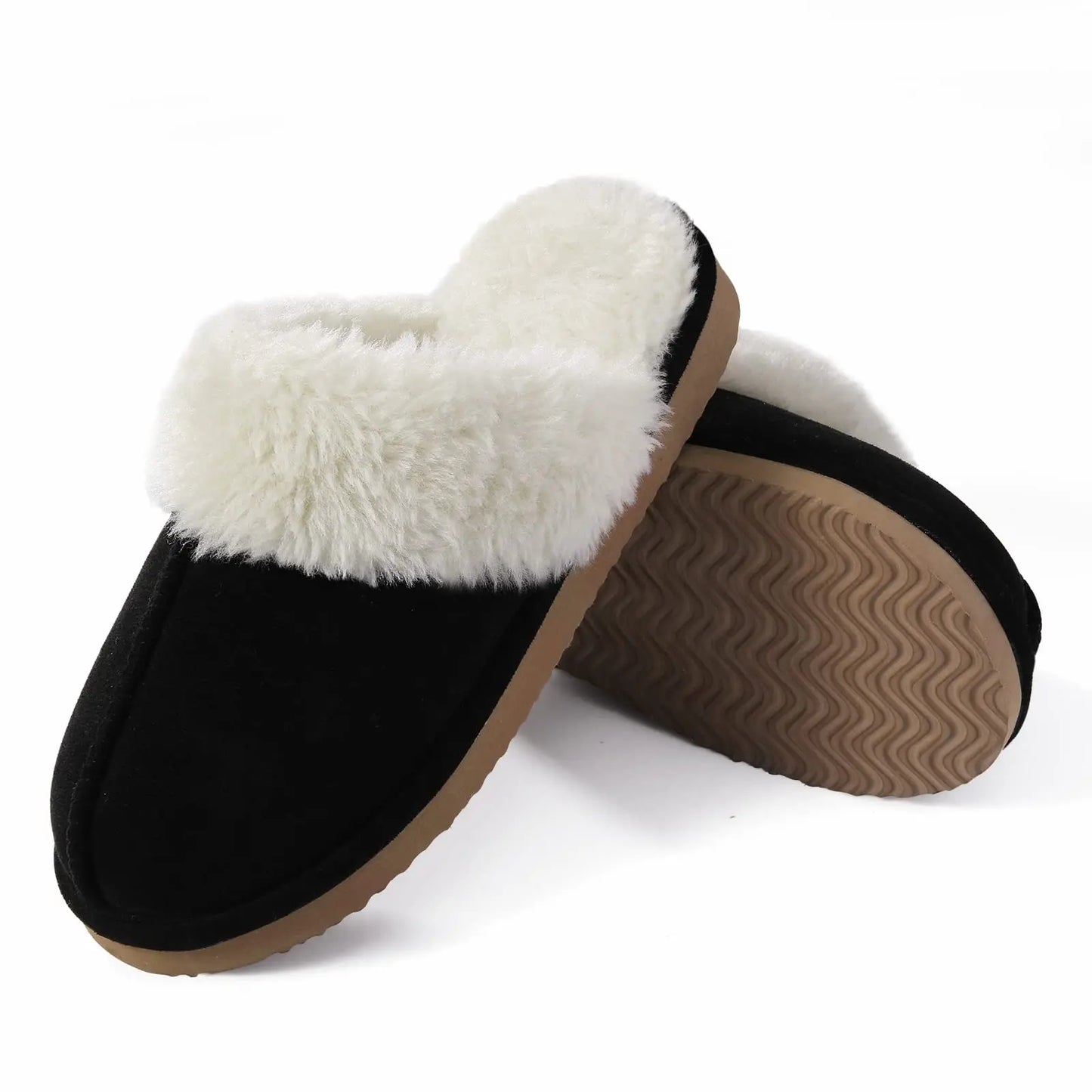 New Winter Fuzzy Women Slippers Indoor Soft House Shoes Fashion Brand Fluffy Suede Women Shoes Outdoor Antiskid Flat Slippers