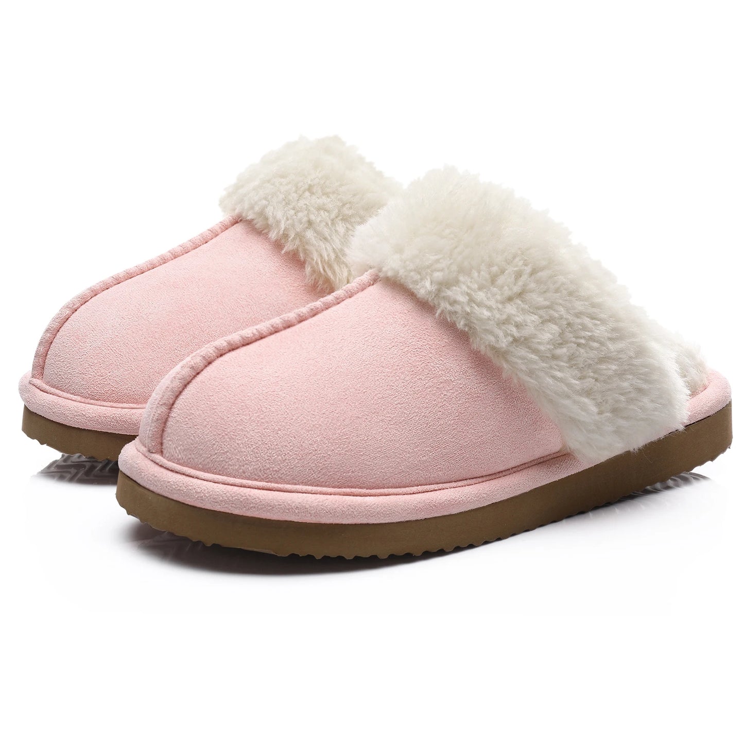 New Winter Fuzzy Women Slippers Indoor Soft House Shoes Fashion Brand Fluffy Suede Women Shoes Outdoor Antiskid Flat Slippers