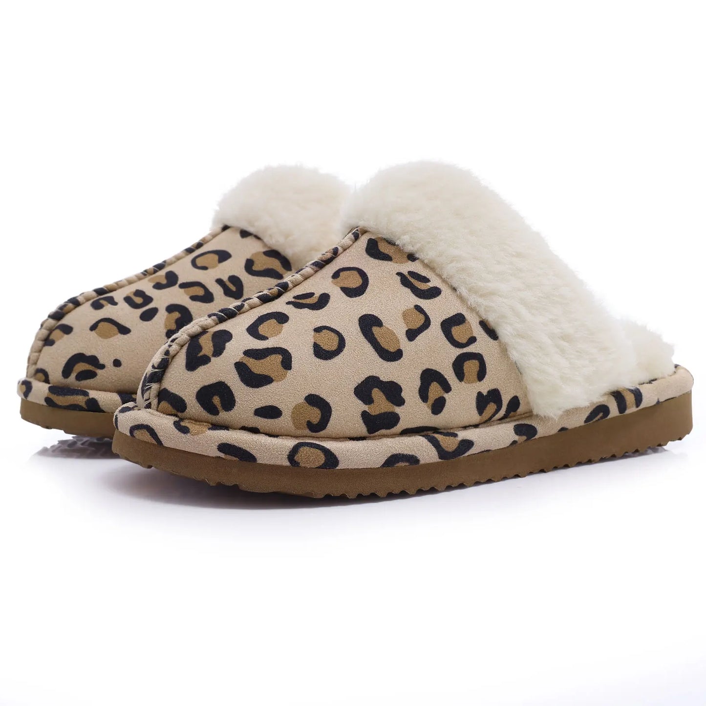 New Winter Fuzzy Women Slippers Indoor Soft House Shoes Fashion Brand Fluffy Suede Women Shoes Outdoor Antiskid Flat Slippers