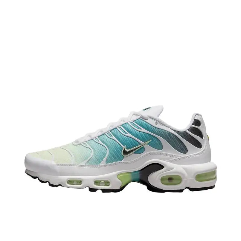 Nike Air Max Plus TN Men and Women Running Shoes Comfortable, Breathable, Anti Slip, Durable Air Cushion, Blue/Black/White Streetsharks