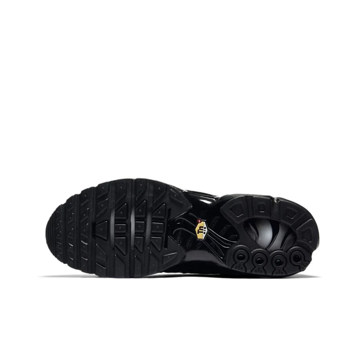 Nike Air Max Plus TN Triple Black Low Top Running Shoes for Men and Women Unisex Streetsharks