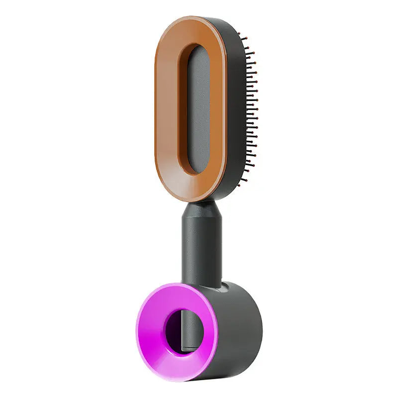 Self Cleaning Hairbrush For Women One-key Cleaning Hair Loss Airbag Massage Scalp Comb Anti-Static Hairbrush StreetSharks