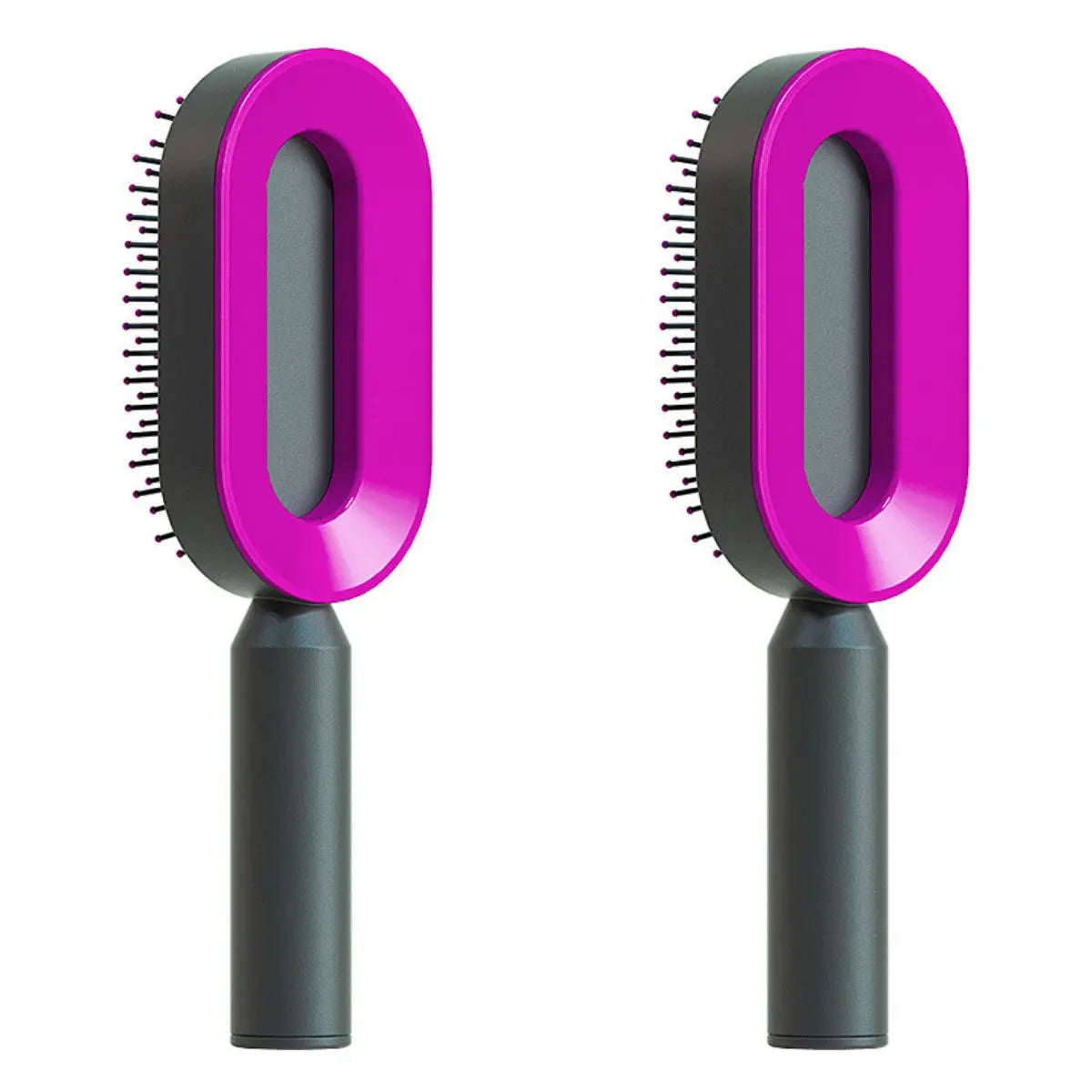 Self Cleaning Hairbrush For Women One-key Cleaning Hair Loss Airbag Massage Scalp Comb Anti-Static Hairbrush StreetSharks