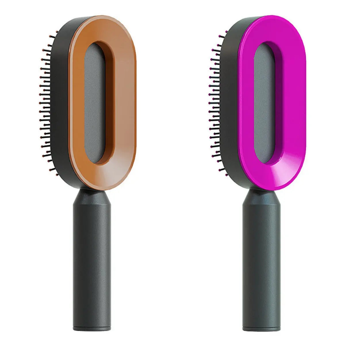 Self Cleaning Hairbrush For Women One-key Cleaning Hair Loss Airbag Massage Scalp Comb Anti-Static Hairbrush StreetSharks