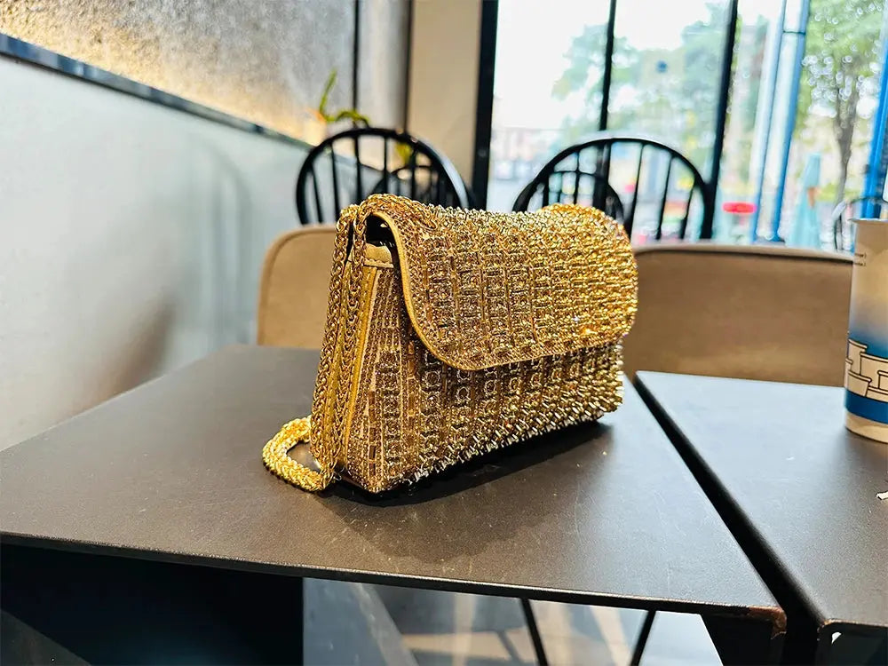 Shoulder Fashionable  Bag Luxury Designer Handbags High Quality2023 Exquisite Rhinestone Luxury Purse For Women Tote Bag Streetsharks