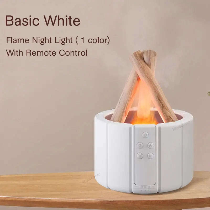 Simulated Flame Aroma Diffuser Bonfire Air Humidifier Ultrasonic Cool Mist Maker Fogger LED Essential Oil Lamp Difusor - Streetsharks