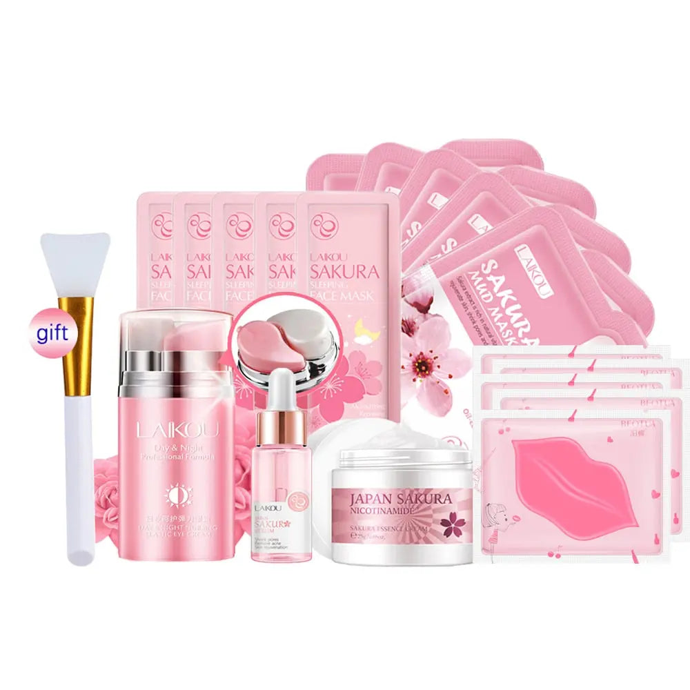 Skincare Product Sakura Set Whitening Cream Beauty Health Streetsharks