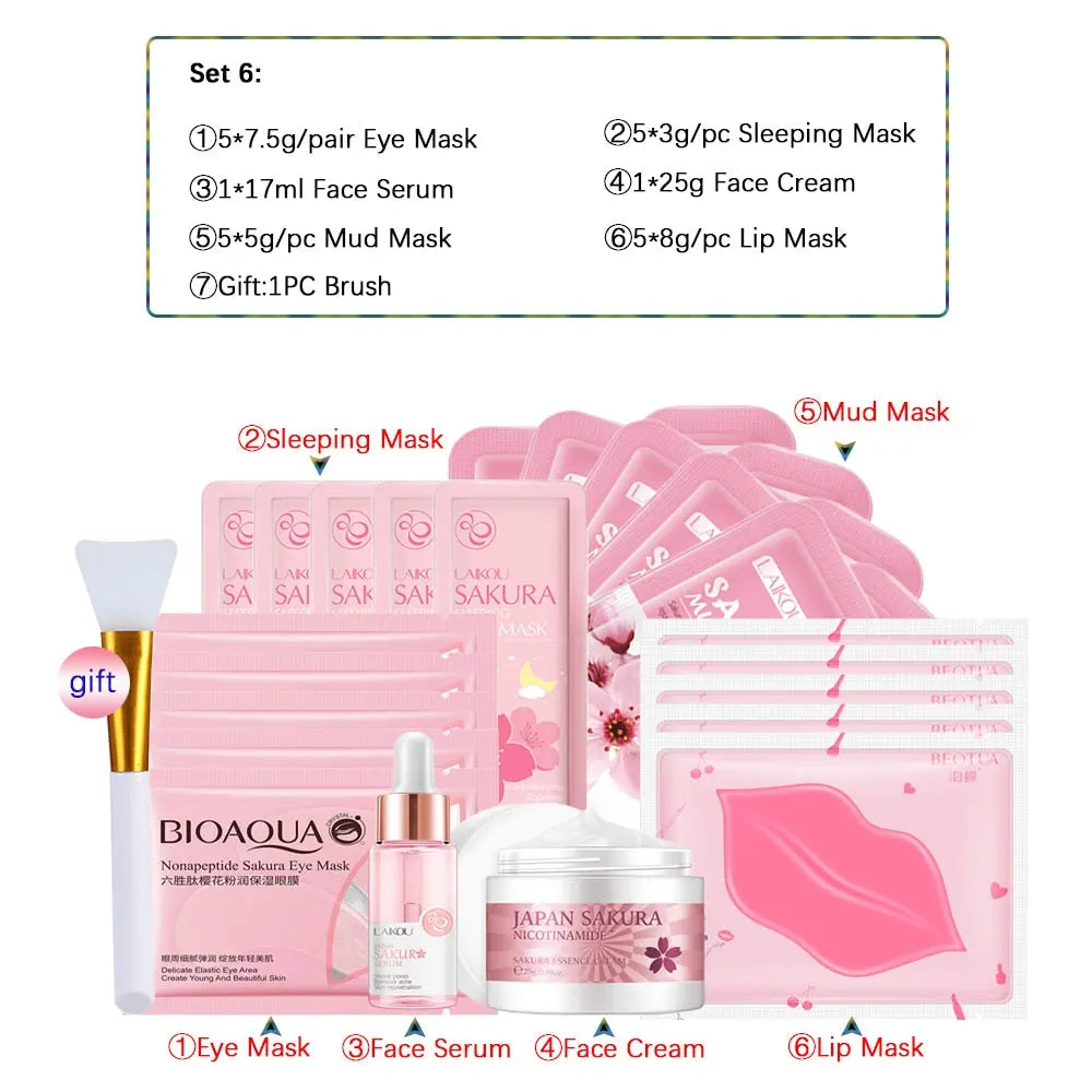 Skincare Product Sakura Set Whitening Cream Beauty Health Streetsharks