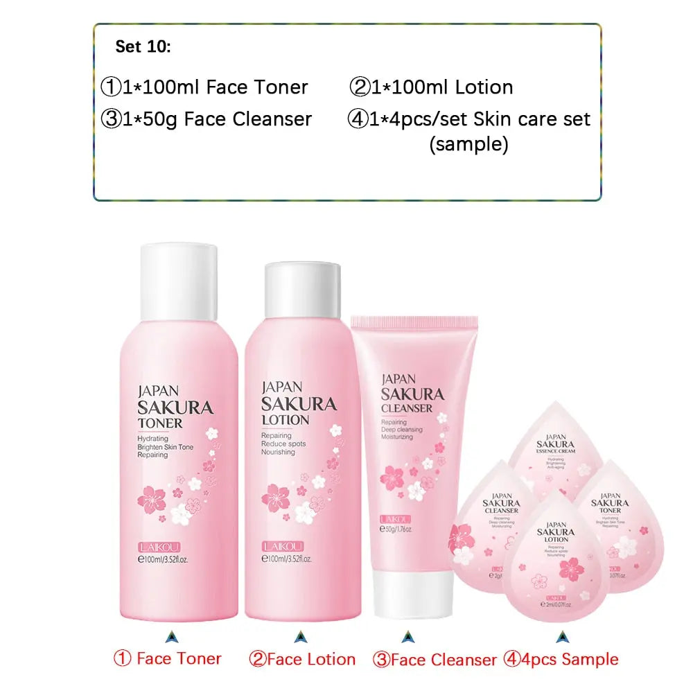 Skincare Product Sakura Set Whitening Cream Beauty Health Streetsharks