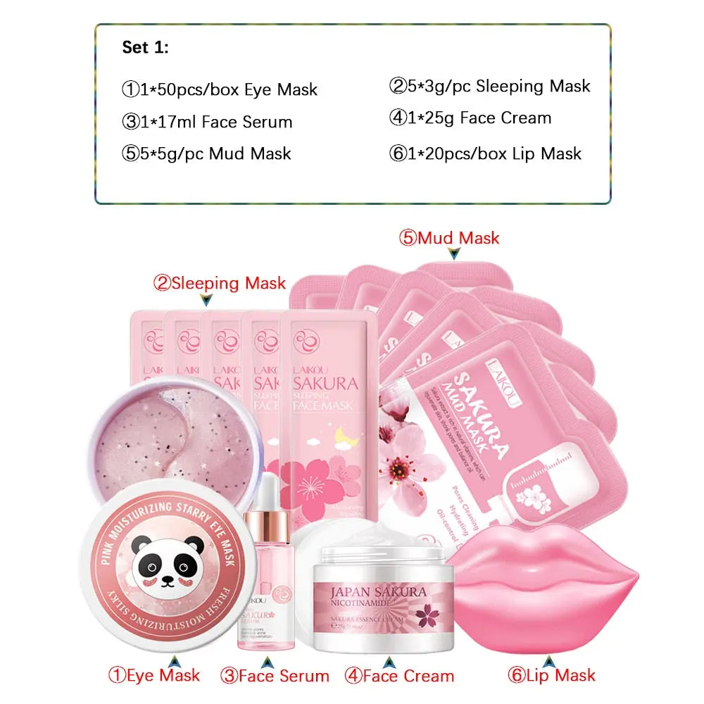 Skincare Product Sakura Set Whitening Cream Beauty Health Streetsharks