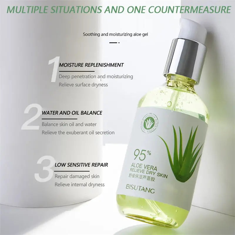 Smooth Skin Care Products with Aloe Gel Moisturizing Lotion Facial Cream StreetSharks