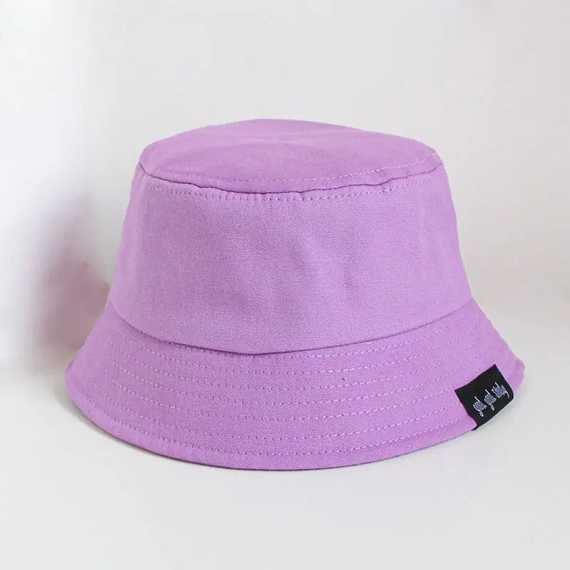 Solid Color Cotton Baby Hats Spring Summer Kids Boys Girls Sun Hats Autumn Fisherman Hat Children Beach Caps Toddler Bucket Hats Streetsharks