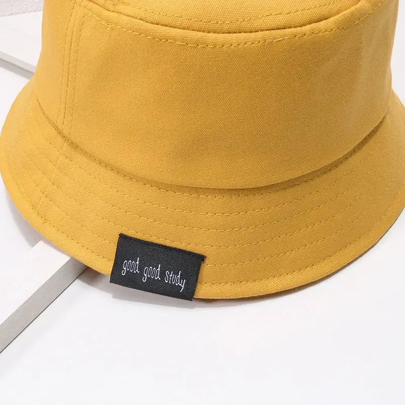 Solid Color Cotton Baby Hats Spring Summer Kids Boys Girls Sun Hats Autumn Fisherman Hat Children Beach Caps Toddler Bucket Hats Streetsharks