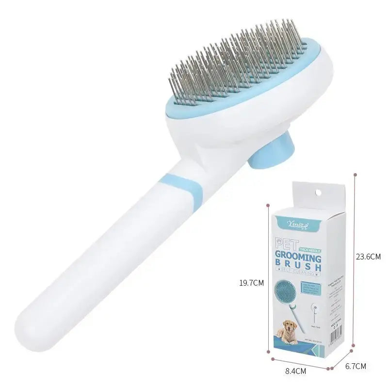 Steamy Cat Brush 3 in 1 Electric Anti-splashing for Massage Pet Grooming Comb Hair Removal Combs New Cat Brush with Steam Spray -  Streetsharks