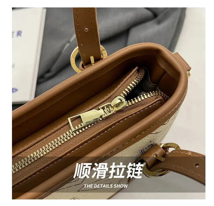 Summer New Fashion Trend Temperament Women's Single Sholder Crossbody Bags Simple Leisure Hundred Ladies Commuter Bucket Bags Streetsharks