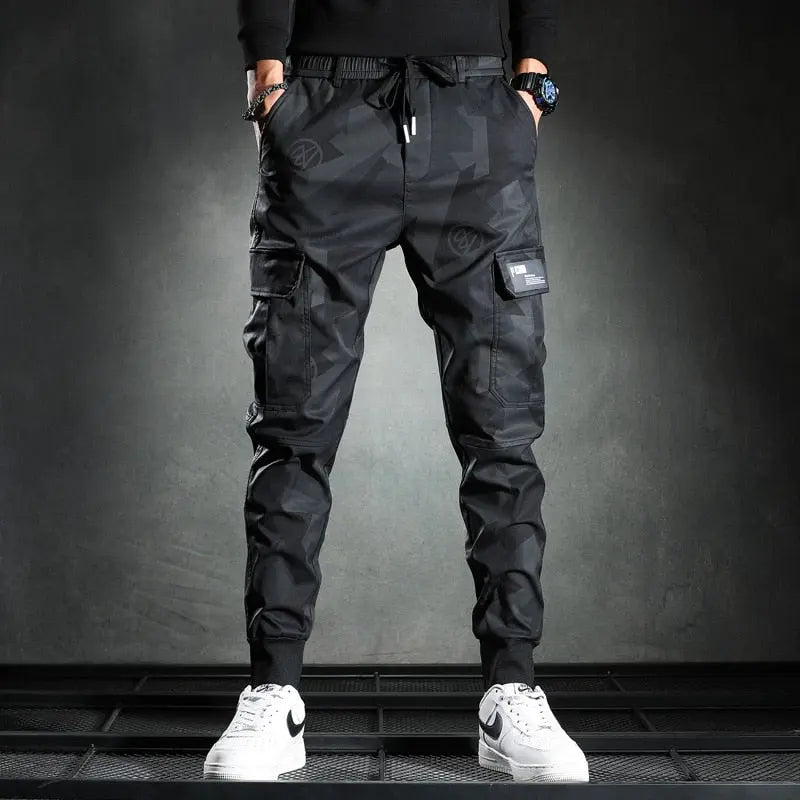 Sweatpants Men Camouflage Elasticity Military Cargo Casual Jogger Trousers Streetsharks