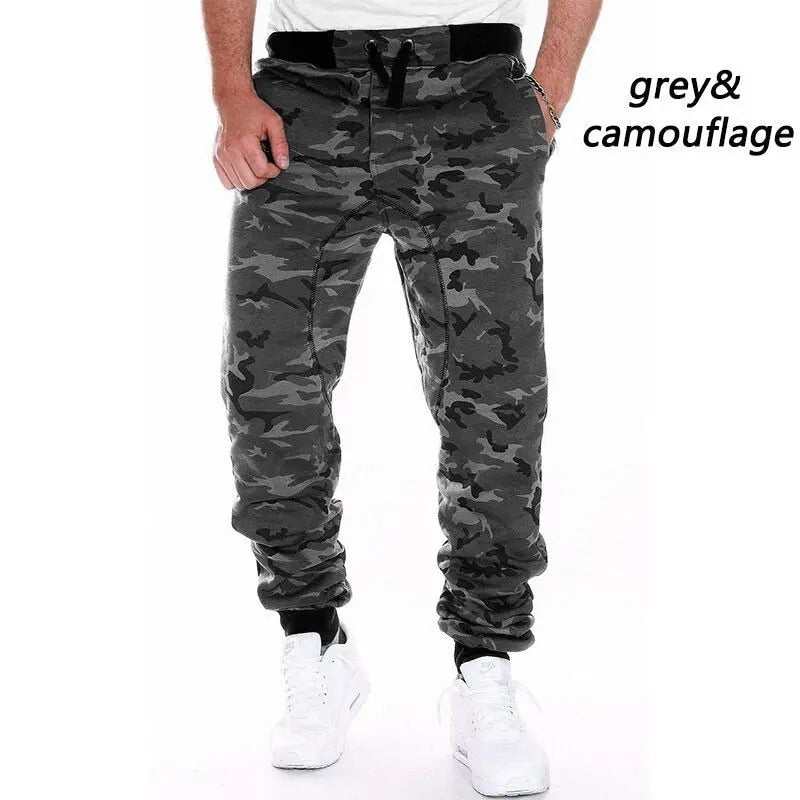 Sweatpants Men Camouflage Elasticity Military Cargo Casual Jogger Trousers Streetsharks