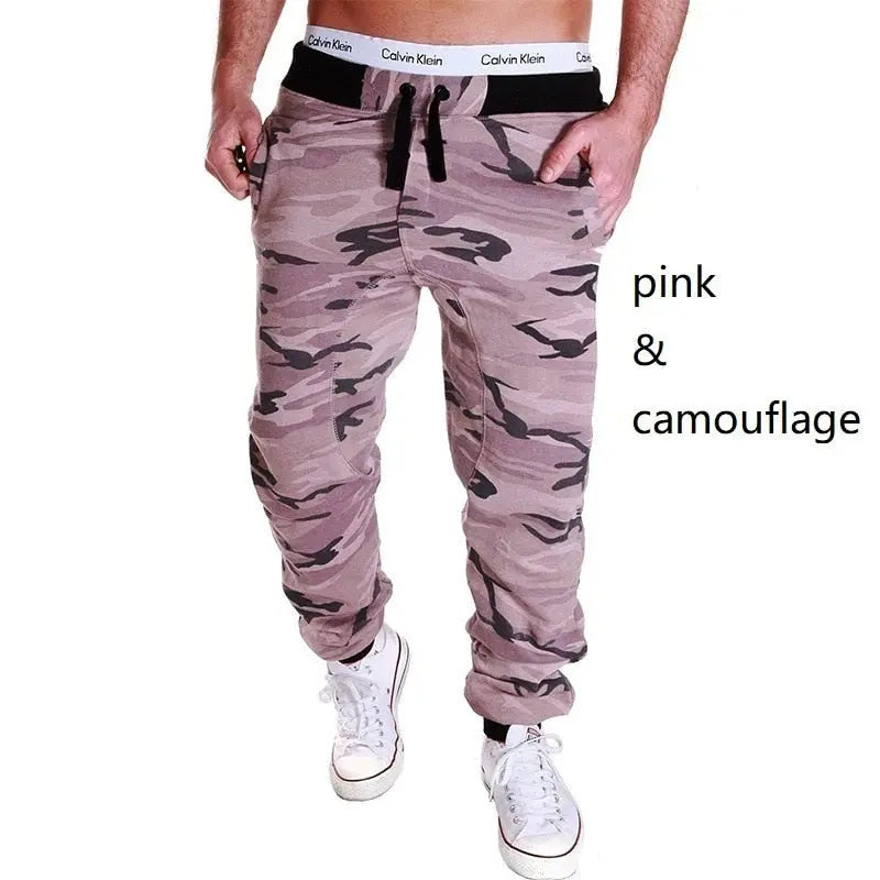 Sweatpants Men Camouflage Elasticity Military Cargo Casual Jogger Trousers Streetsharks