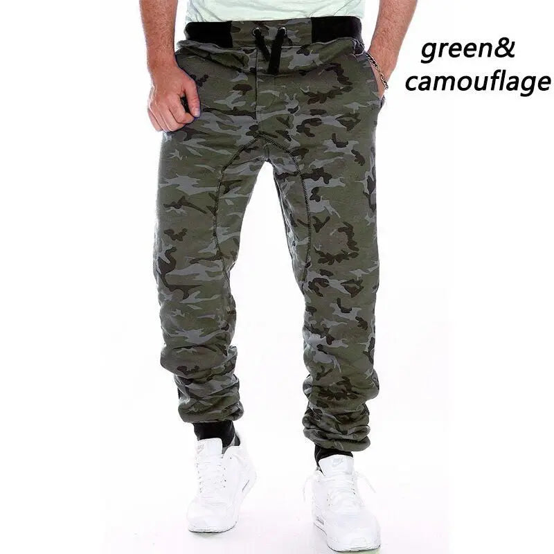 Sweatpants Men Camouflage Elasticity Military Cargo Casual Jogger Trousers Streetsharks