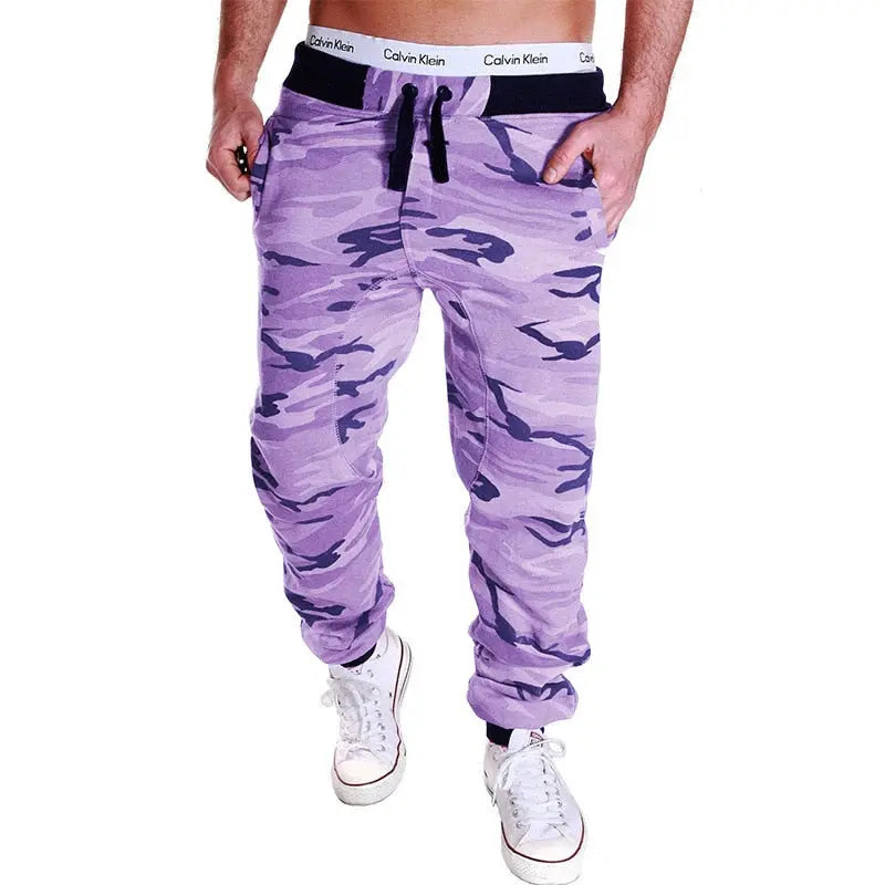 Sweatpants Men Camouflage Elasticity Military Cargo Casual Jogger Trousers Streetsharks