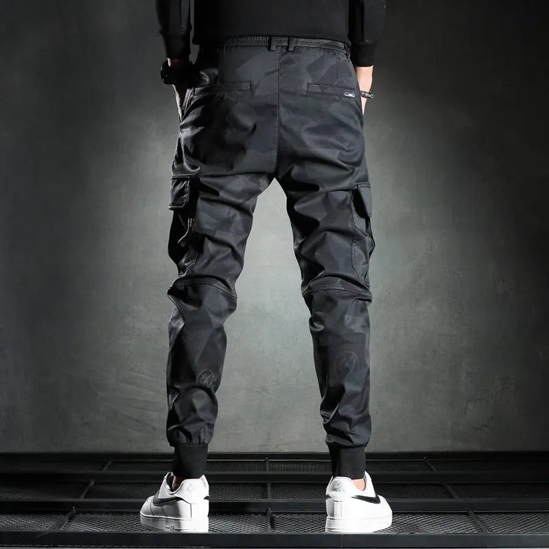 Sweatpants Men Camouflage Elasticity Military Cargo Casual Jogger Trousers Streetsharks