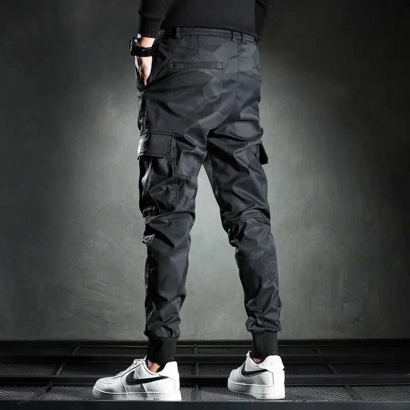 Sweatpants Men Camouflage Elasticity Military Cargo Casual Jogger Trousers Streetsharks