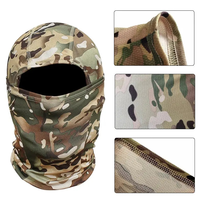 Tactical Camouflage Balaclava Full Face Mask Headgear Sports Streetsharks