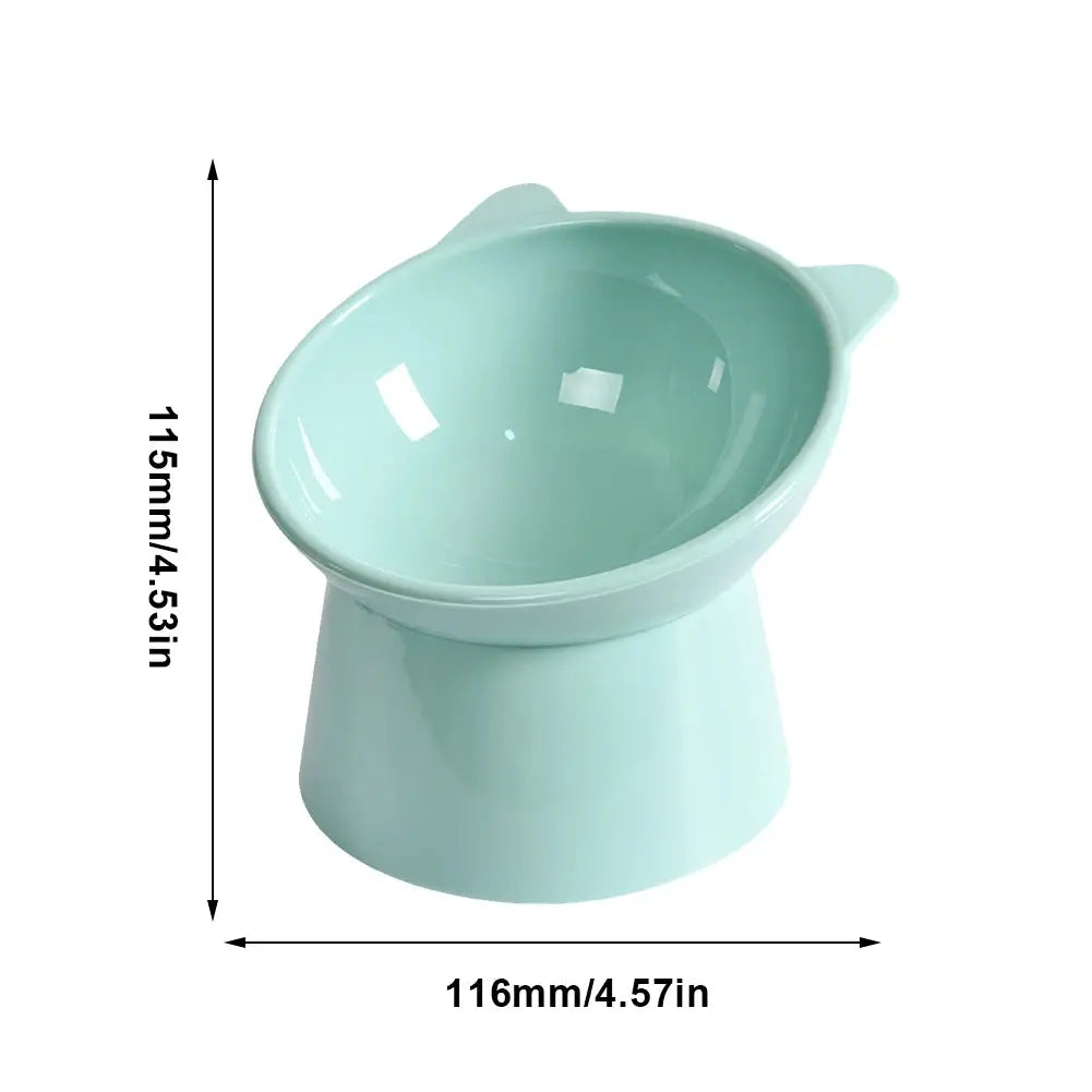 Tilted Cat Food Bowl Elevated Cat Bowl Ergonomic Cat Food Dish anti Vomiting Raised Cat Food Bowl Non Slip for Cats Dogs - Streetsharks