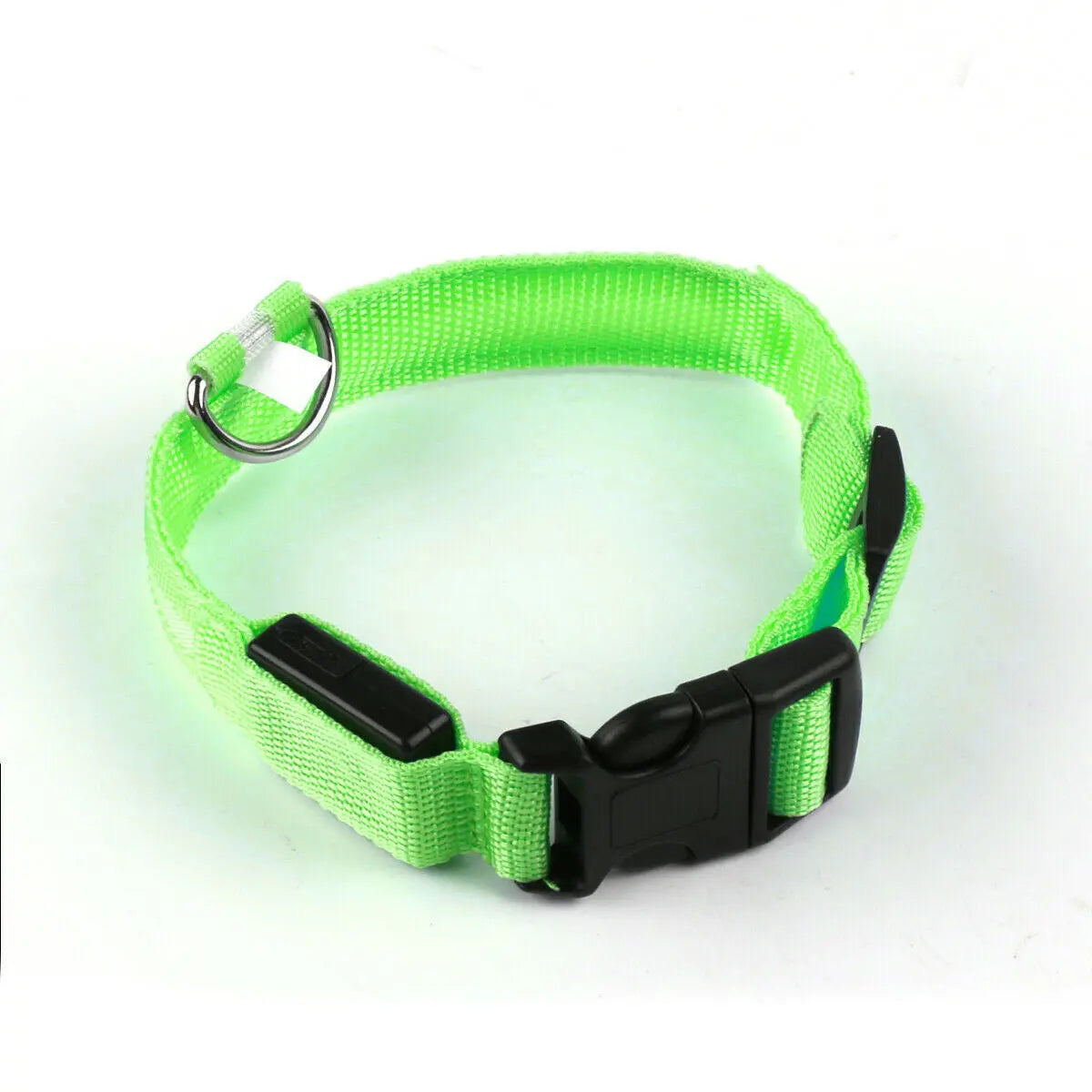 USB Rechargeable LED Pet Dog Collar Flashing Luminous Safety Light up Nylon UK - Streetsharks