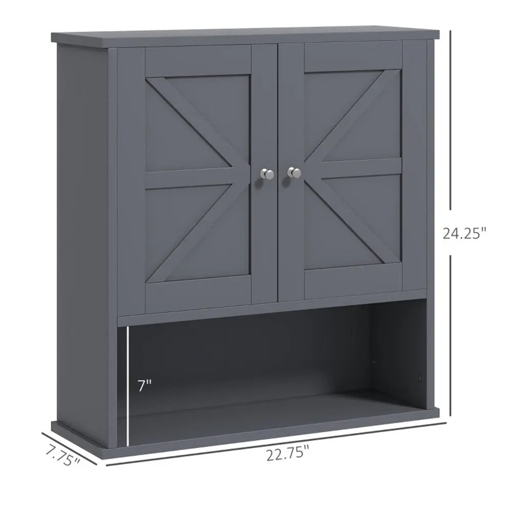 Bathroom Cabinet/Wall Cabinet-Gray aee17d-2