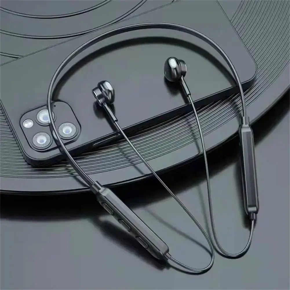 Wireless Headphones Neckband Stereo Noise Cancelling Bluetooth-5.1 Music Sports Earphones With Microphone Headset -  Streetsharks