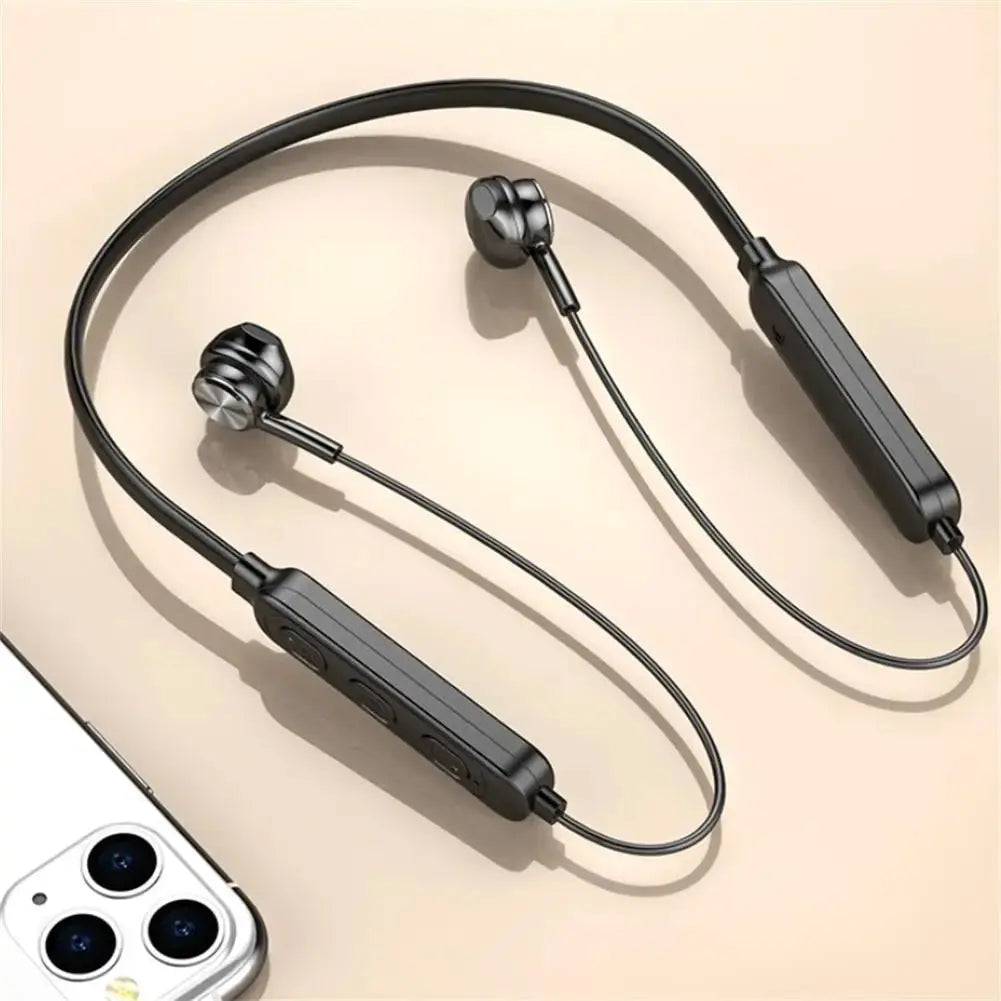 Wireless Headphones Neckband Stereo Noise Cancelling Bluetooth-5.1 Music Sports Earphones With Microphone Headset Streetsharks