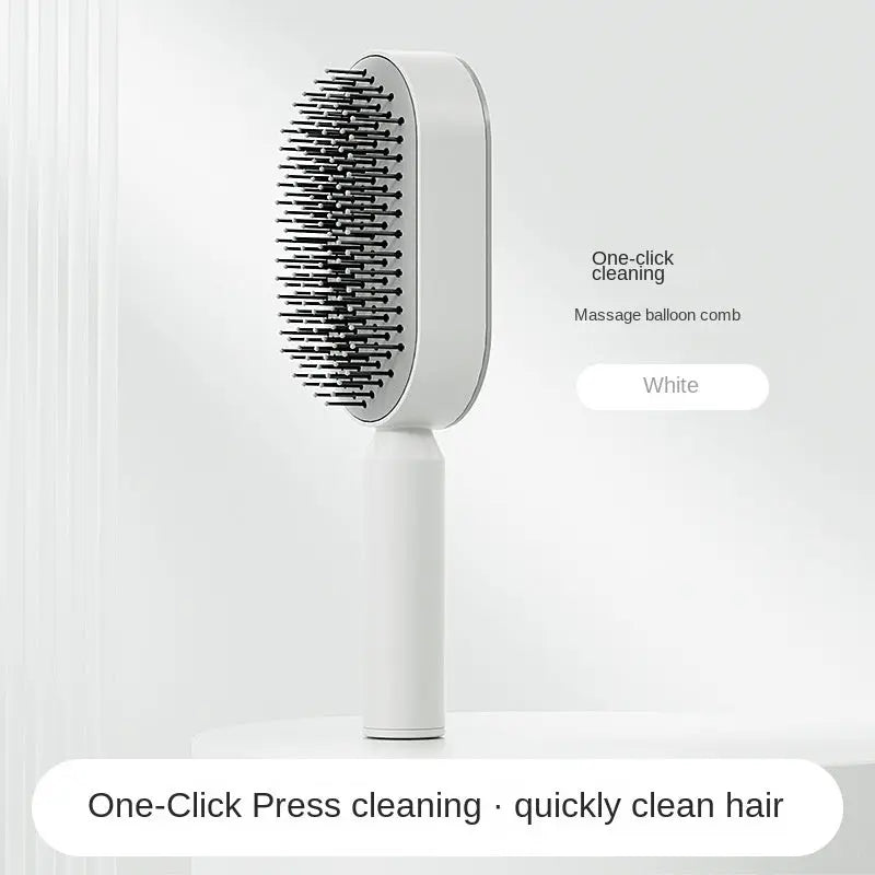 Women Fashion 3D Hair Growth Comb Hairbrush Self-Cleaning Hair Brush  Self Cleaning Hair Brush For Women Massage Scalp Promote Blood Circulation Anti Hair Loss StreetSharks