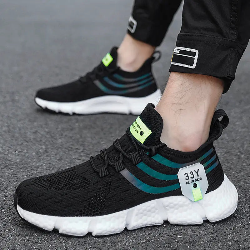 Women Sneakers 2023 New Mesh Breathable White Running Platform Shoes Comfortable Outdoor Sports Men Brand Shoes Tenis Masculino Streetsharks