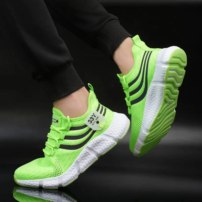 Women Sneakers 2023 New Mesh Breathable White Running Platform Shoes Comfortable Outdoor Sports Men Brand Shoes Tenis Masculino Streetsharks