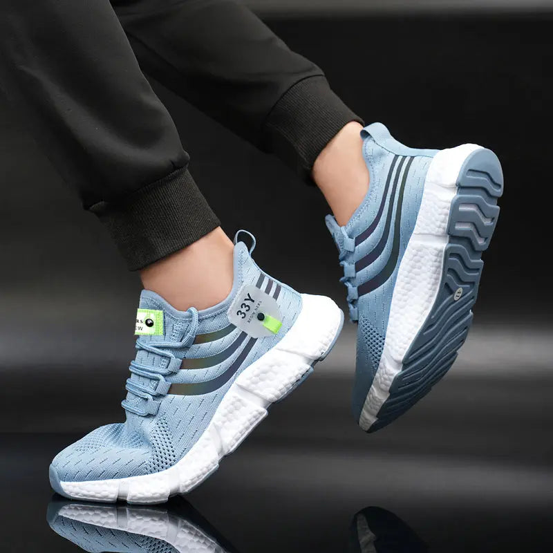 Women Sneakers 2023 New Mesh Breathable White Running Platform Shoes Comfortable Outdoor Sports Men Brand Shoes Tenis Masculino Streetsharks