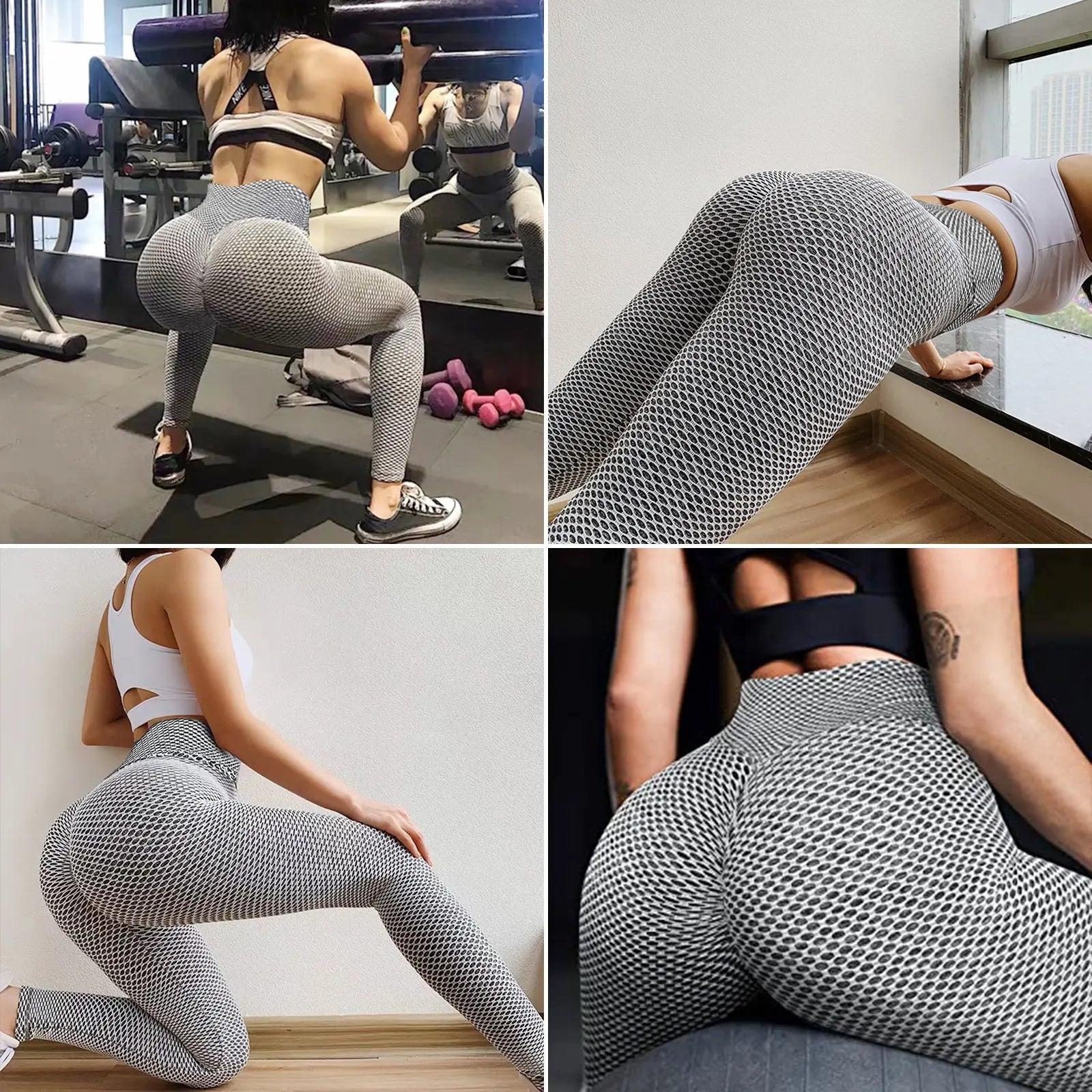 Women's Butt Lifting Exercise Tights, Plus Size Sports High Waist Yoga Pants, Leggings StreetSharks