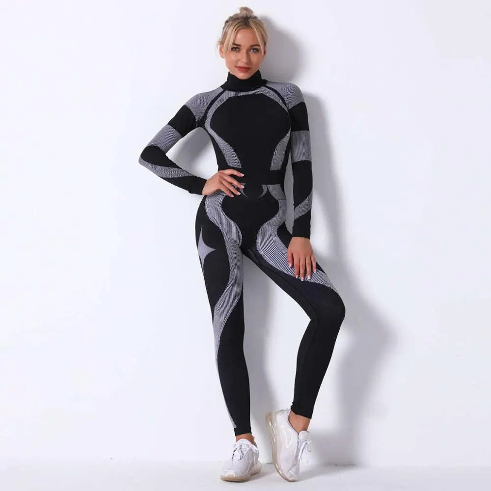 Women's Thermal Underwear Suit Spring Autumn Winter Quick Dry Thermo Sporting Fitness Gymming Streetsharks