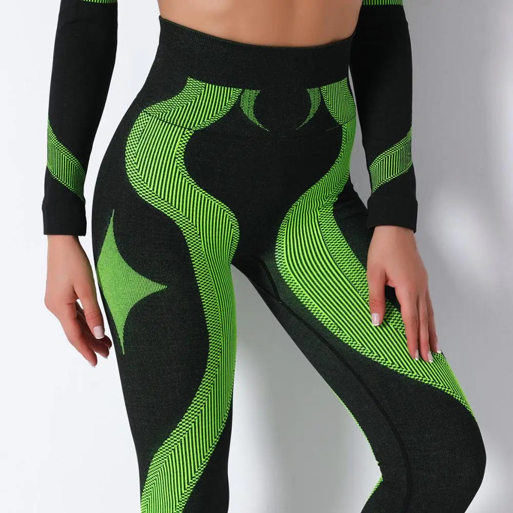 Women's Thermal Underwear Suit Spring Autumn Winter Quick Dry Thermo Sporting Fitness Gymming Streetsharks