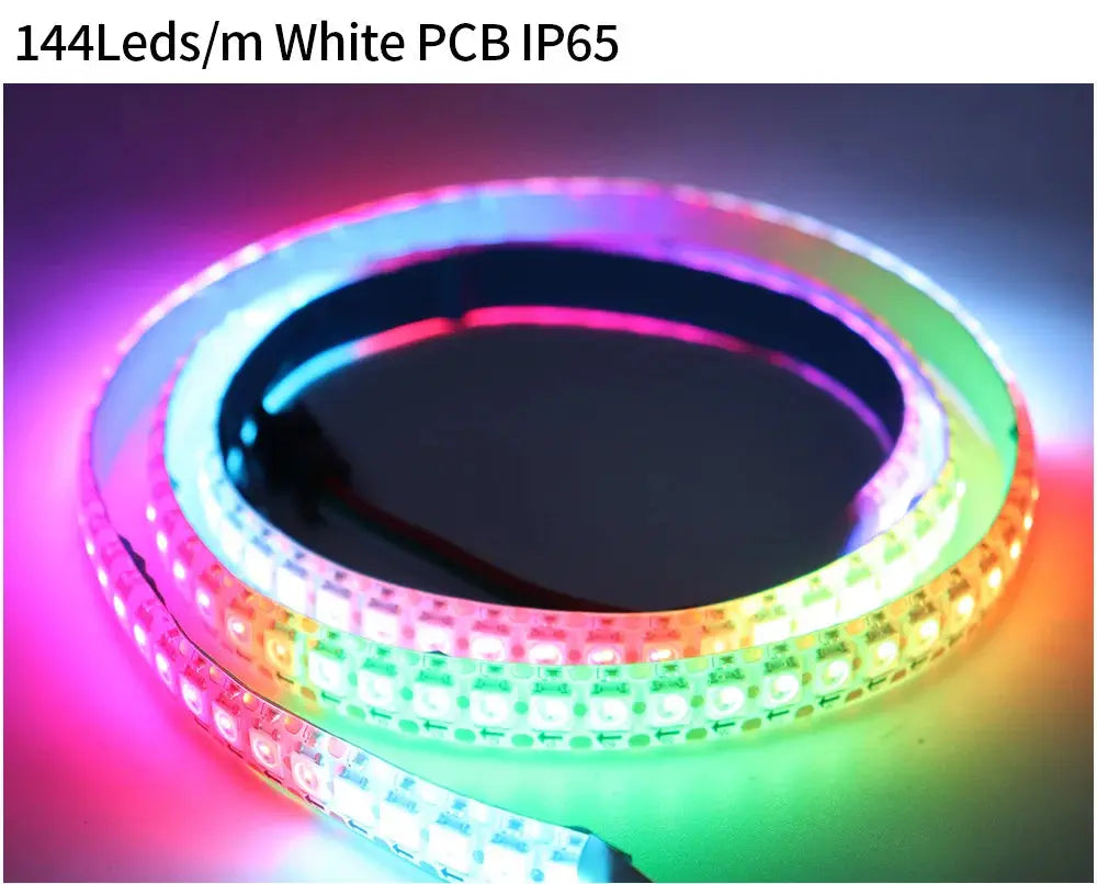 DC5V WS2812B LED Strip 14/17/21Keys USB Controller Kit 30/60/144Leds/m Dreamcolor Individually Addressable RGB LED Tape Streetsharks